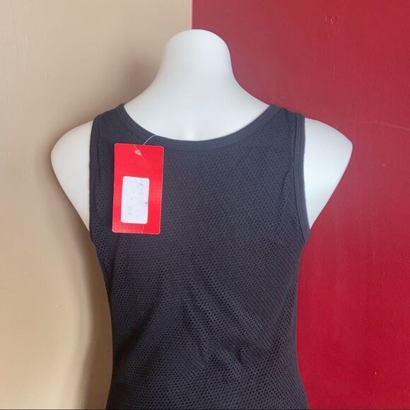 Michael Stars NWT Black Fishnet MIDI Dress Medium - Picture 5 of 7